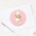 Classic Winnie The Pooh 1 Classic Round Sticker