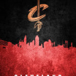 Cleveland City Skyline Poster
