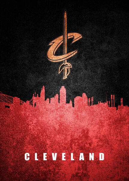Cleveland City Skyline Poster
