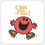 Clog Dancing Mr. Noisy Square Sticker