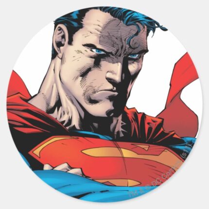 Close Up To Face Classic Round Sticker