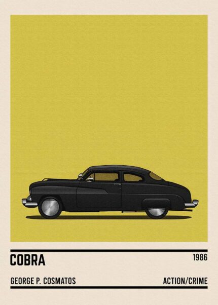 Cobra Movie Car Poster