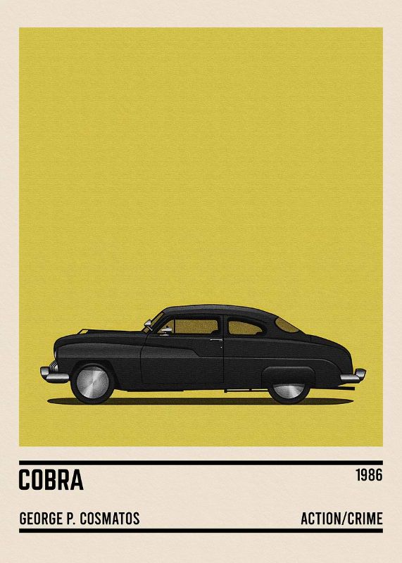 Cobra Movie Car Poster