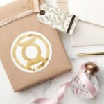 Coffee Lantern Symbol Classic Round Sticker