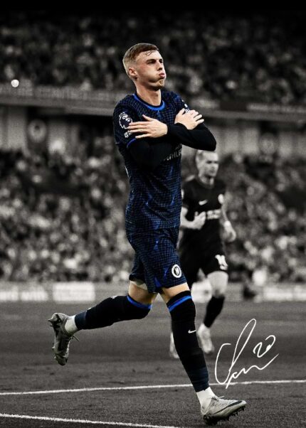 Cole Palmer Soccer Poster