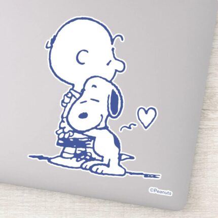 Comfort Security Charlie Snoopy Hug Sticker