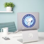 Comfort Security Snoopy Woodstock Hug Sticker