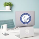 Comfort Security Snoopy Woodstock Hug Sticker