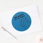 Cookie Monster All Da Treats Classic Round Sticker