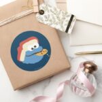 Cookie Monster Camp Cookies Classic Round Sticker