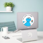 Cookie Monster Doodley Graphic Sticker