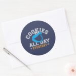 Cookie Monster Everyday Classic Round Sticker