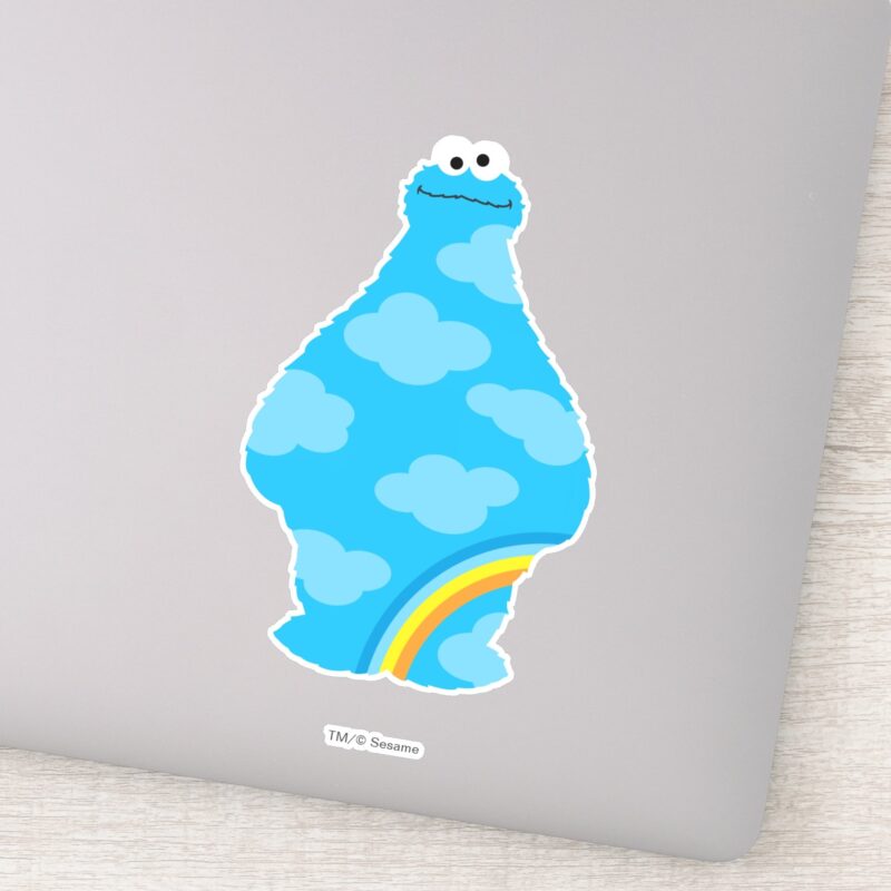 Cookie Monster Rainbows Sticker Cookie Monster Rainbows Sticker