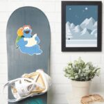 Cookie Monster Reading A Map Sticker