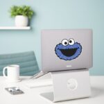 Cookie Monster 80s Throwback Sticker