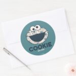 Cookie Monster Cookie Since 1969 Classic Round Sticker