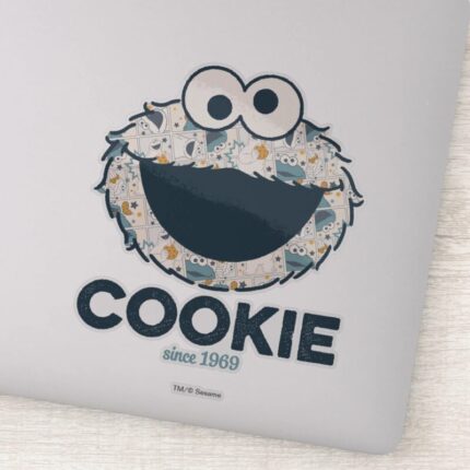 Cookie Monster Cookie Since 1969 Sticker