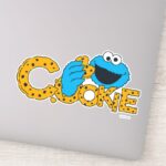 Cookie Monster Cookie Sticker