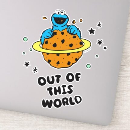 Cookie Monster Out Of This World Sticker