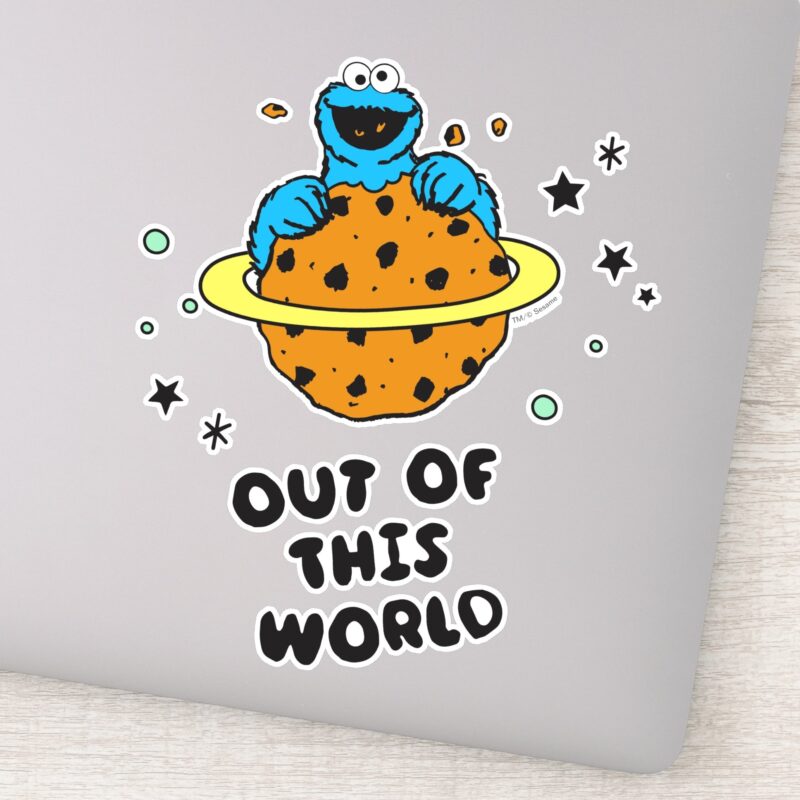 Cookie Monster Out Of This World Sticker Cookie Monster Out Of This World Sticker