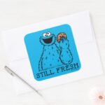 Cookie Monster Still Fresh Square Sticker