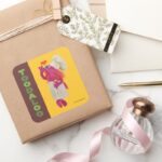 Cookie Monsters Foodie Truck Toodaloo Square Sticker