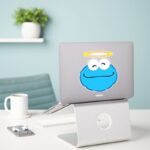 Cookie Smiling Face With Halo Sticker