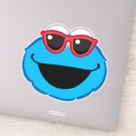 Cookie Smiling Face With Sunglasses Sticker