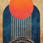 Coral Sunrise Poster