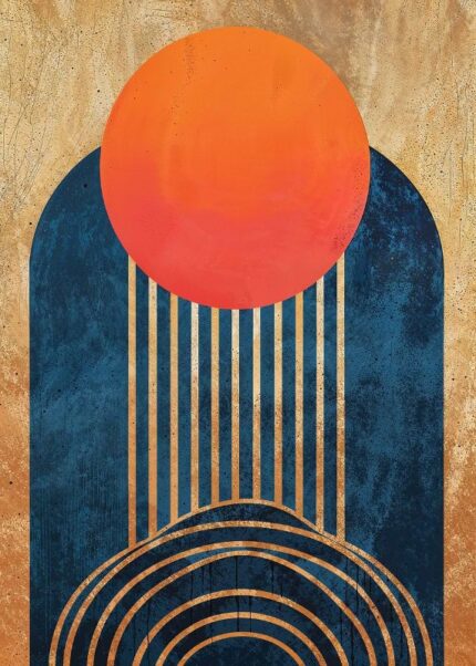 Coral Sunrise Poster