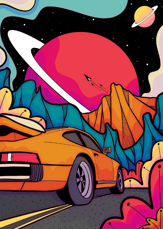 Cosmic Highway Poster