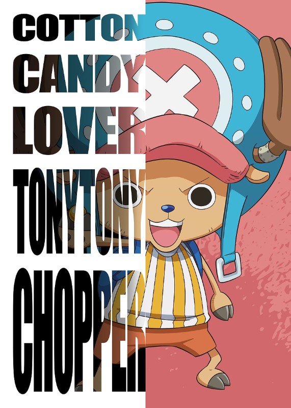 Cotton Candy Lover Tony Tony Chopper One Piece Poster