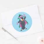 Count Von Count Classic Style Classic Round Sticker