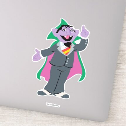 Count Von Count Classic Style Sticker