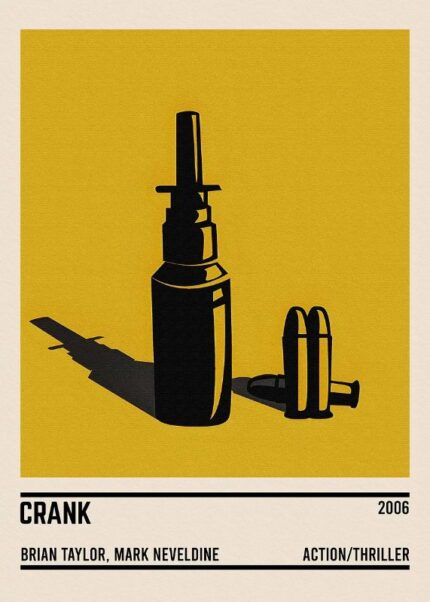 Crank Movie Minimalist Poster