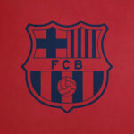 Crest Navy Red Football Poster