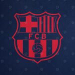 Crest Red Navy Football Poster