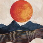 Crimson Orbit Poster