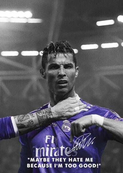Cristiano Ronaldo Soccer Poster