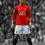 Cristiano Ronaldo Manchester United Soccer Poster