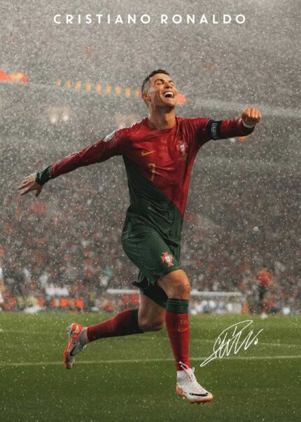 Cristiano Ronaldo Soccer Poster