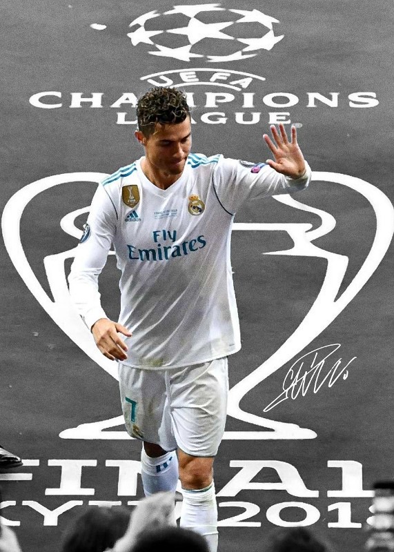 Cristiano Ronaldo Soccer Poster