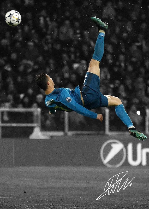 Cristiano Ronaldo Soccer Poster