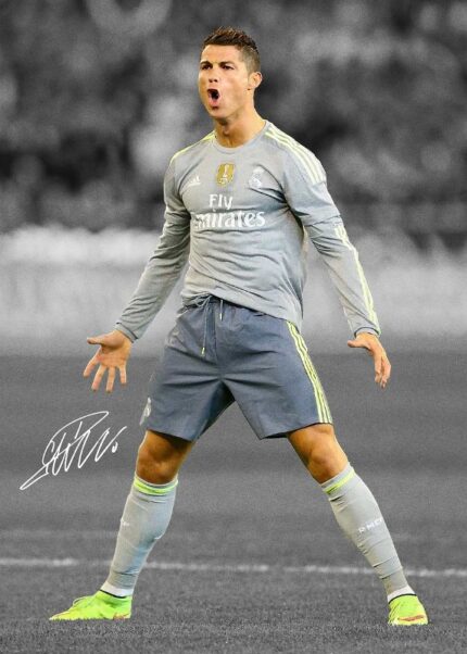 Cristiano Ronaldo Soccer Poster