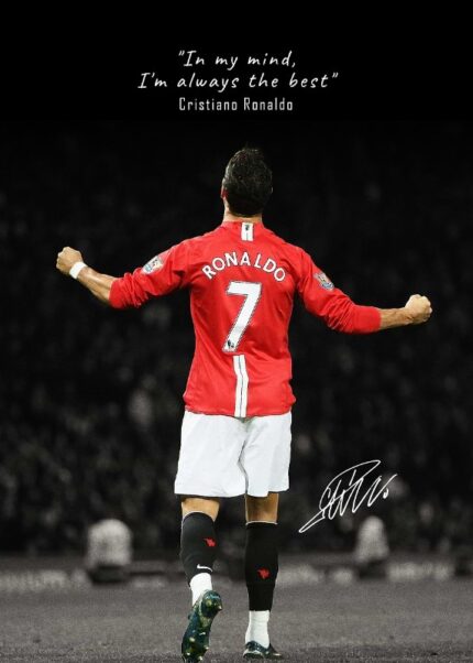 Cristiano Ronaldo Soccer Poster