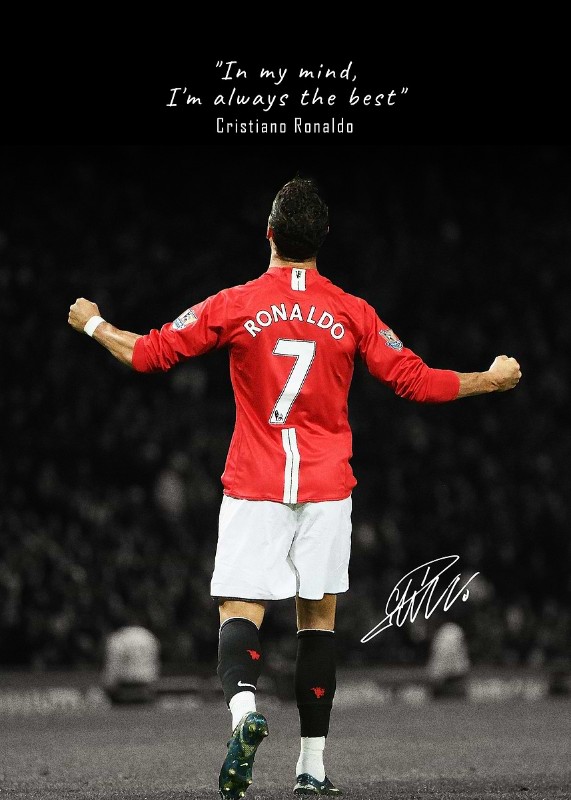 Cristiano Ronaldo Soccer Poster