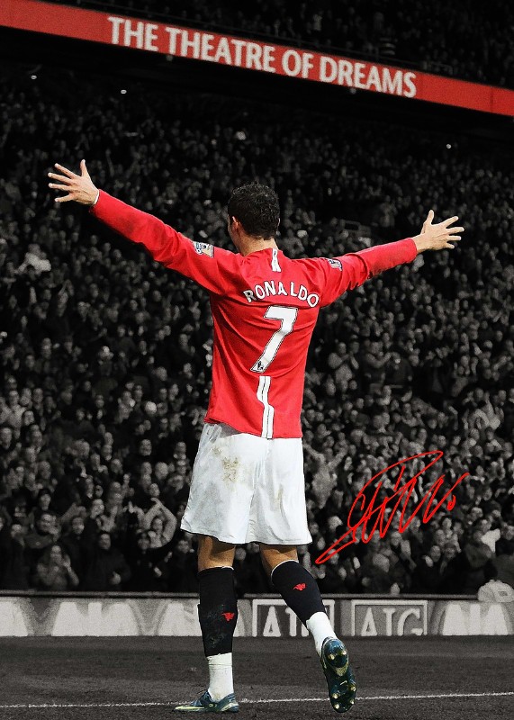Cristiano Ronaldo Soccer Poster