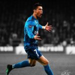 Cristiano Ronaldo Football Poster