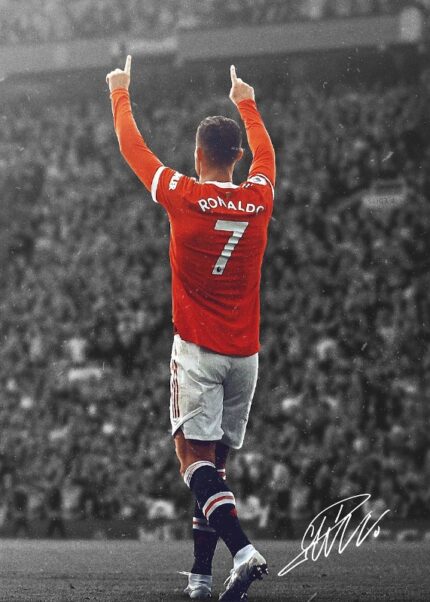 Cristiano Ronaldo Soccer Poster