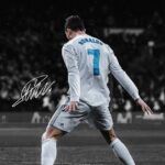 Cristiano Ronaldo Football Poster